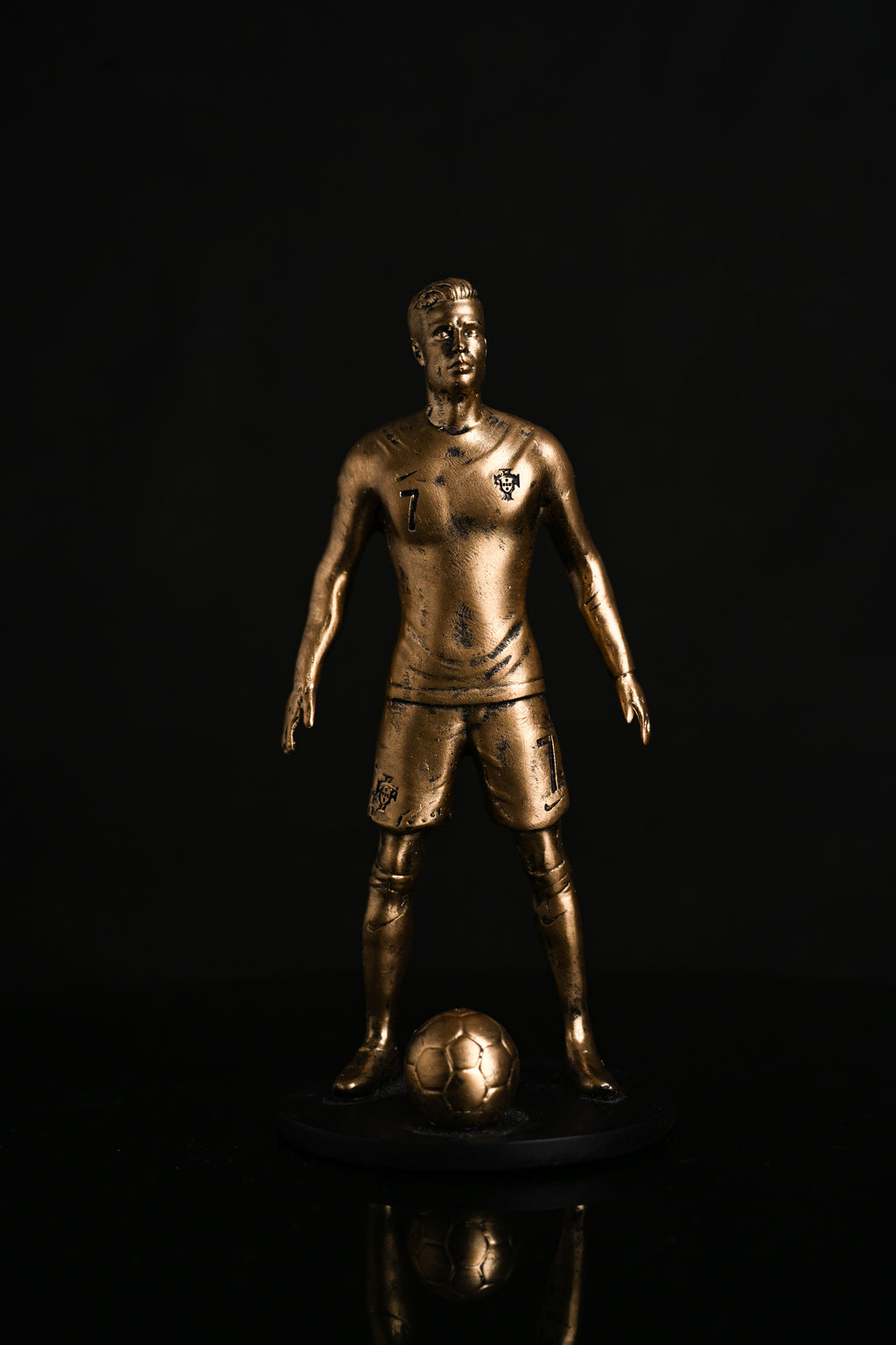 Football Player Resin Figure