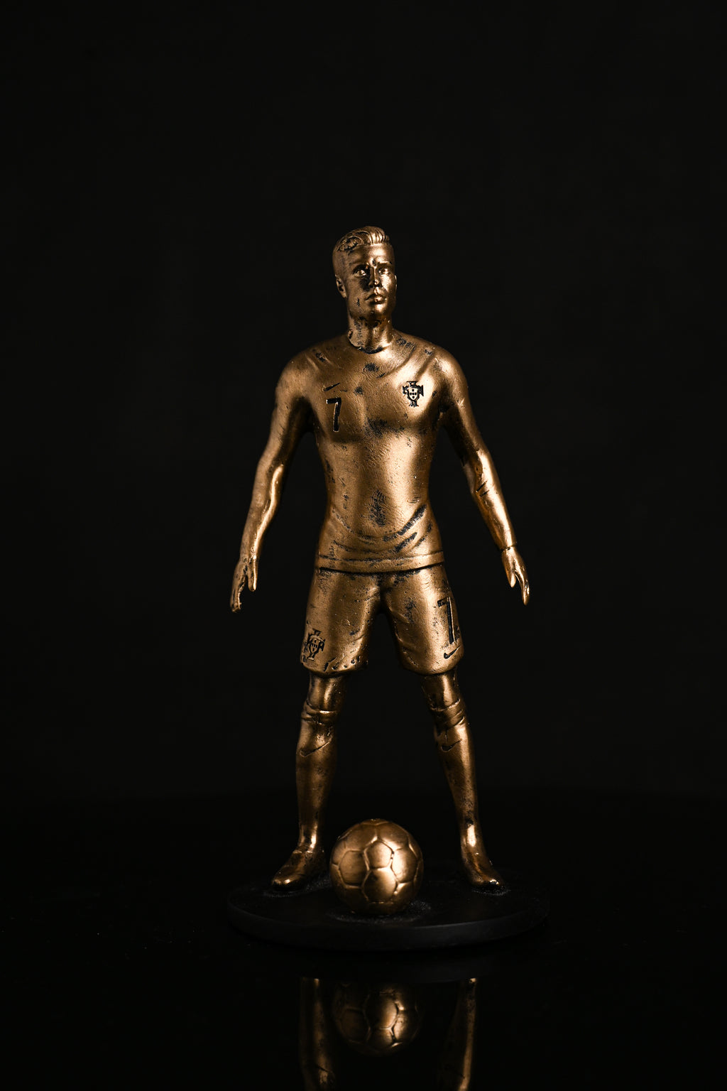 Football Player Resin Figure