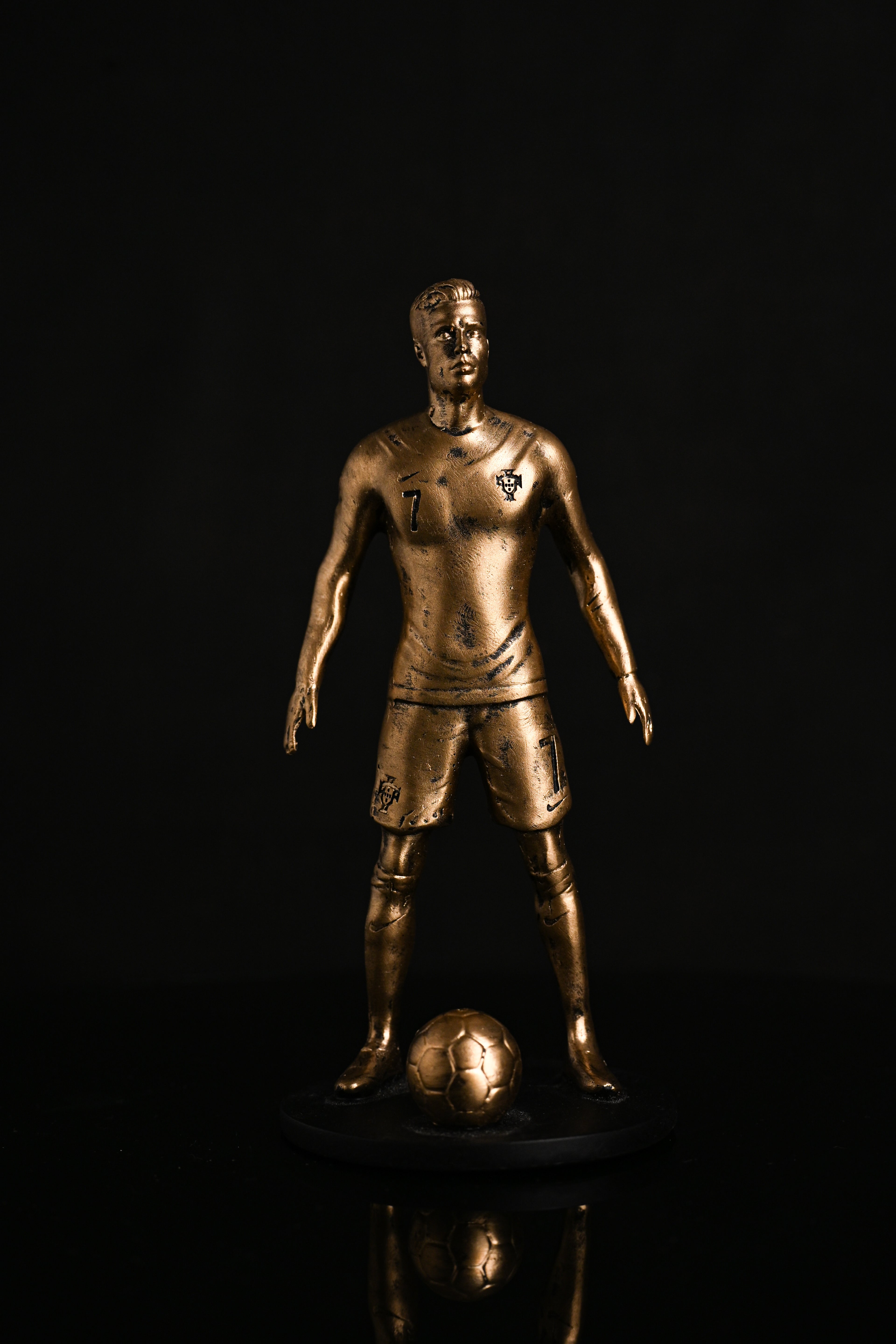 Football Player Resin Figure